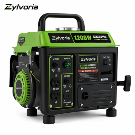 Zylvoria PowerLite 1200W Portable Gas Generator